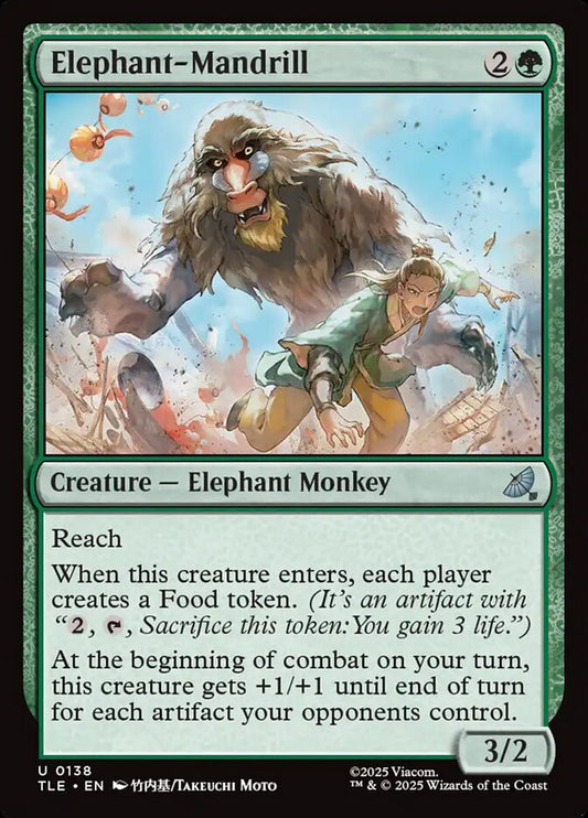 Elephant-Mandrill tle 138