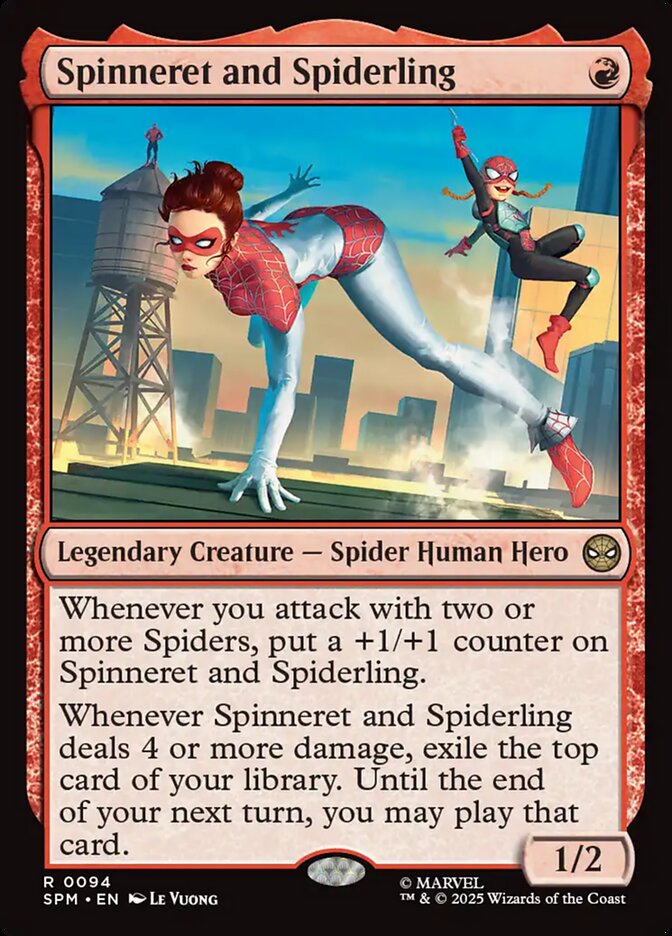 Spinneret and Spiderling spm 94