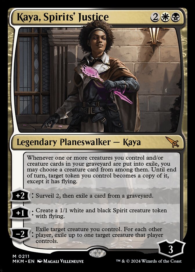 Kaya, Spirits' Justice mkm 211