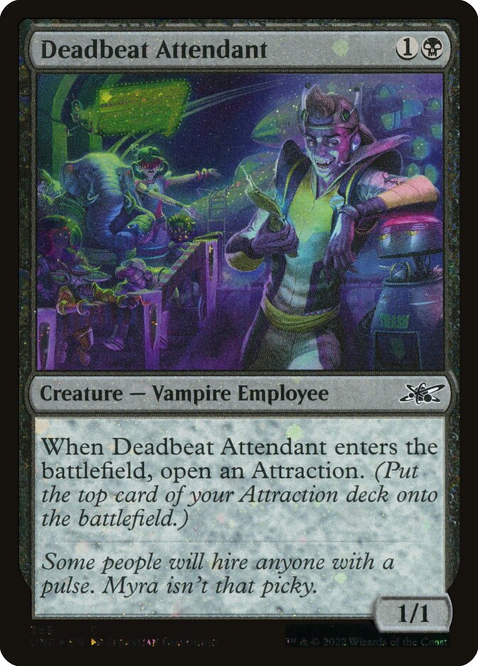 Deadbeat Attendant unf 355