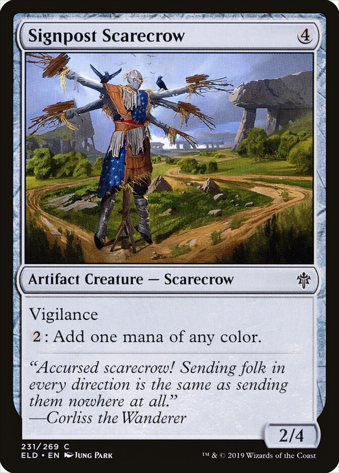 Signpost Scarecrow eld 231
