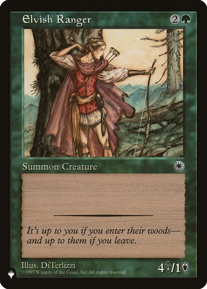 Elvish Ranger plst POR-165
