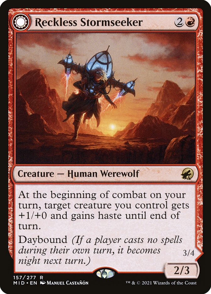 Reckless Stormseeker // Storm-Charged Slasher mid 157