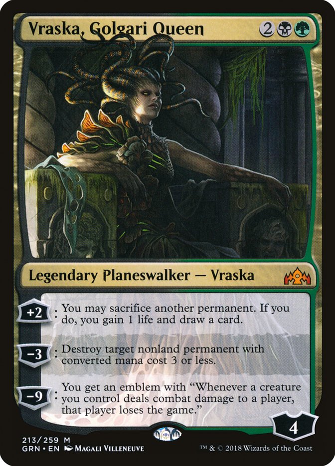Vraska, Golgari Queen grn 213