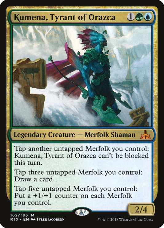 Kumena, Tyrant of Orazca rix 162
