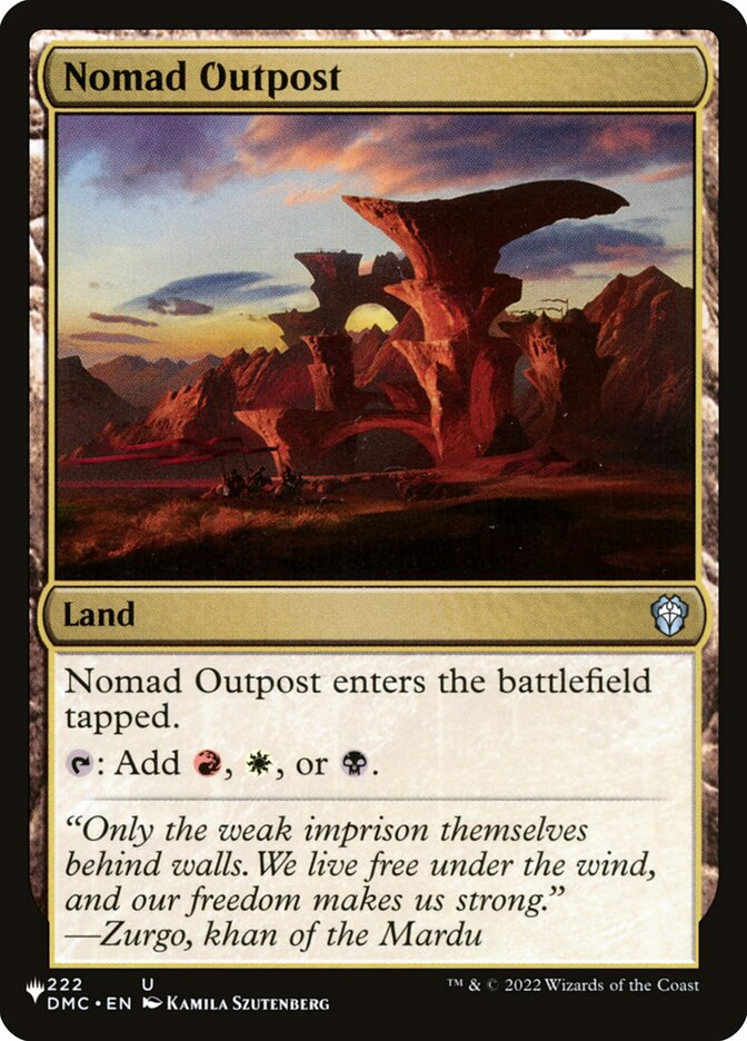 Nomad Outpost plst DMC-222