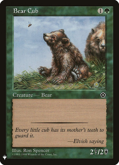 Bear Cub plst P02-123