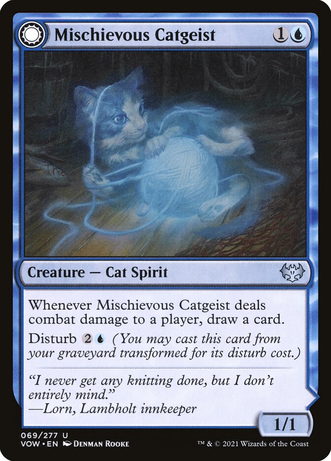 Mischievous Catgeist // Catlike Curiosity vow 69