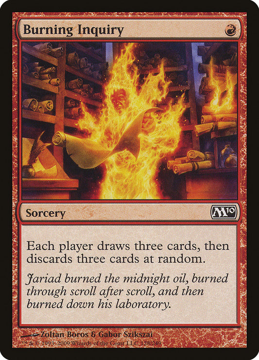 Burning Inquiry m10 128