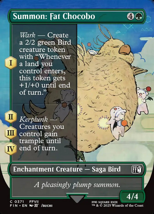 Summon: Fat Chocobo fin 371