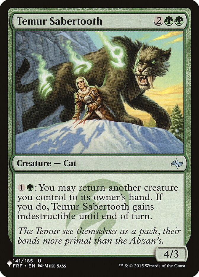 Temur Sabertooth plst FRF-141