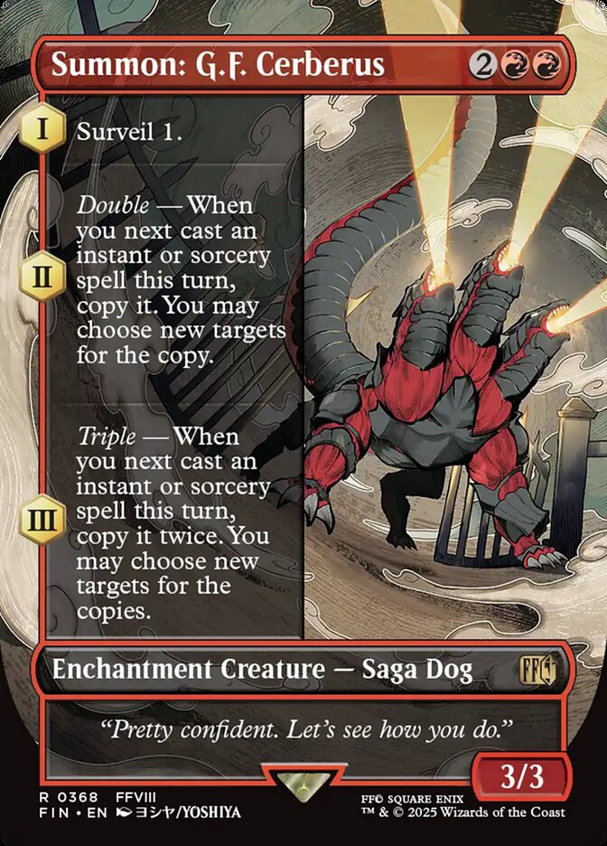 Summon: G.F. Cerberus fin 368