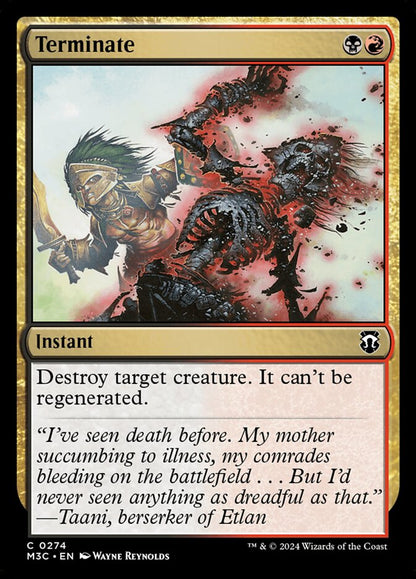 Terminate m3c 274