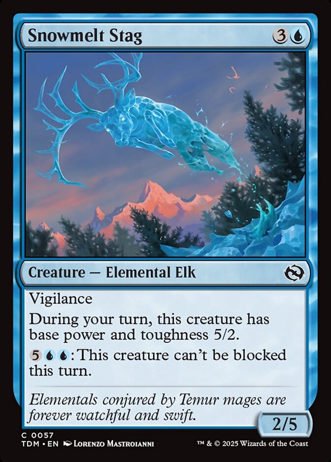 Snowmelt Stag tdm 57