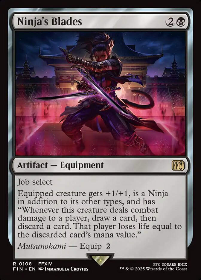 Ninja's Blades fin 108