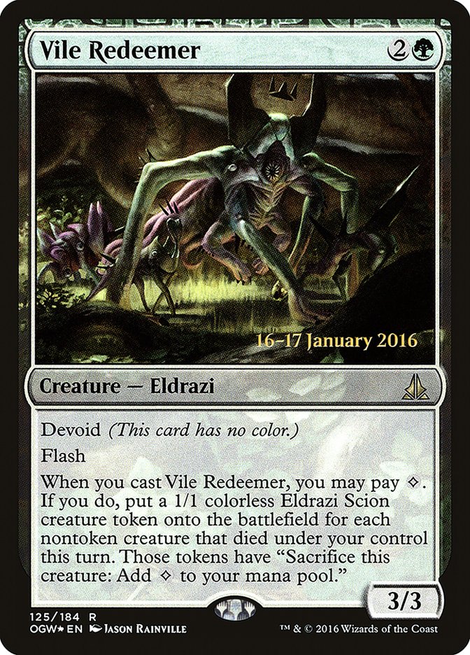 Vile Redeemer pogw 125s