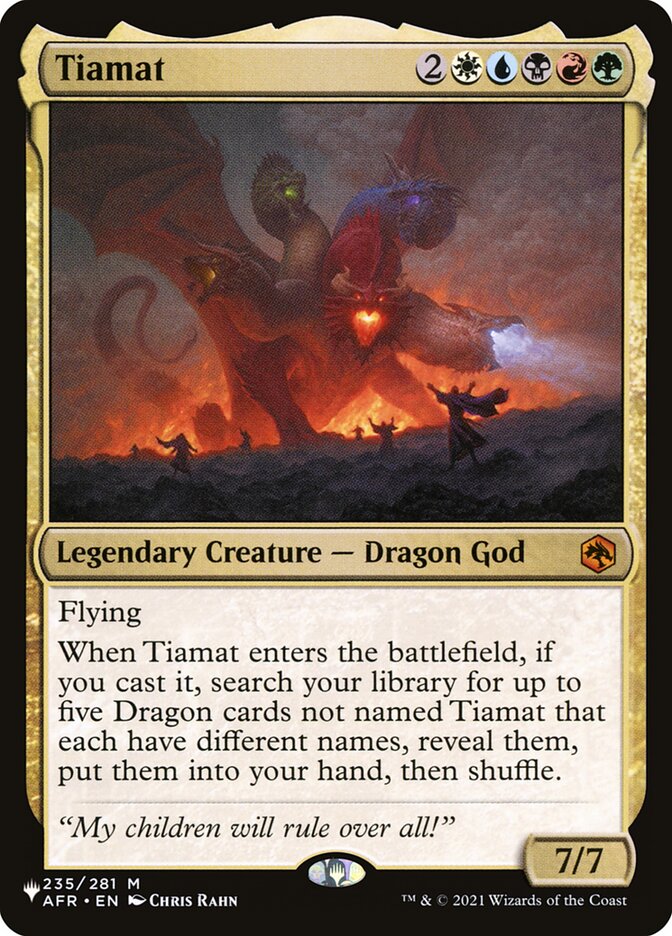 Tiamat plst AFR-235