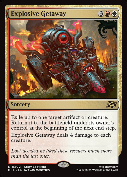 Explosive Getaway dft 202