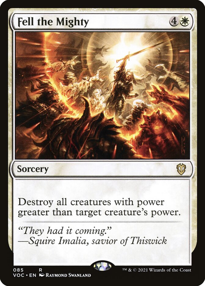 Fell the Mighty voc 85