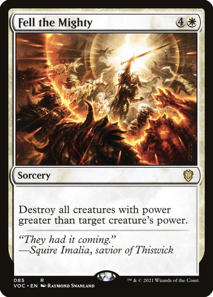 Fell the Mighty voc 85