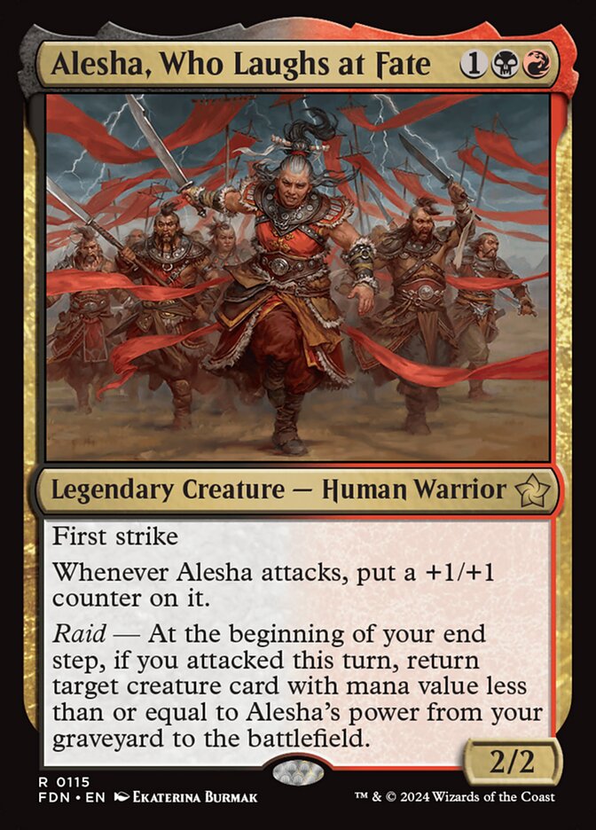 Alesha, Who Laughs at Fate fdn 115
