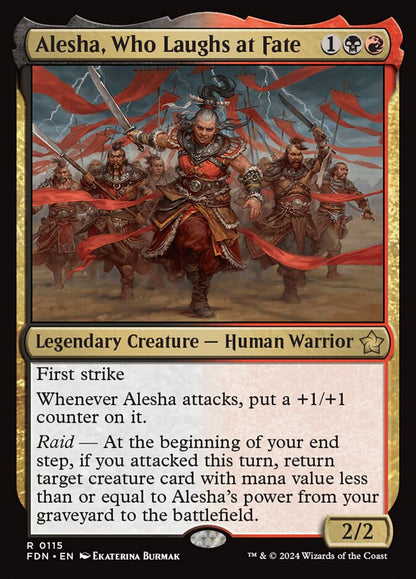 Alesha, Who Laughs at Fate fdn 115