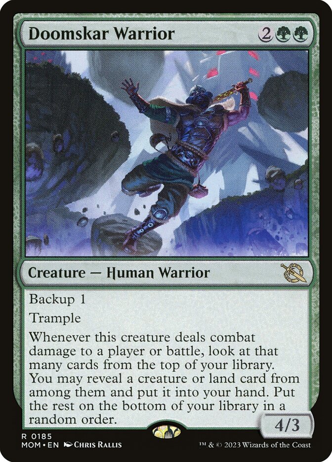 Doomskar Warrior mom 185