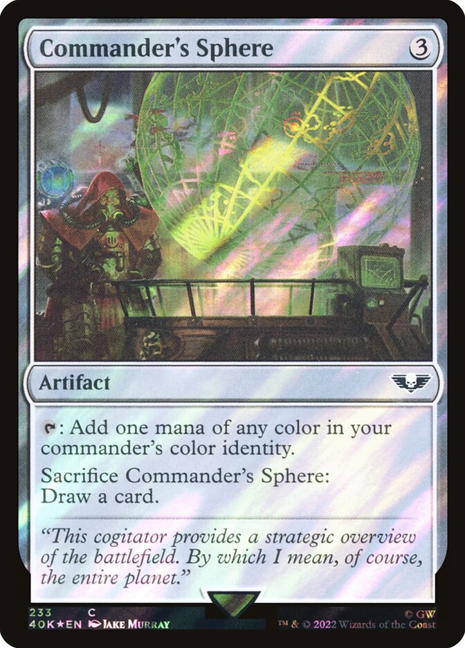 Commander's Sphere 40k 233★