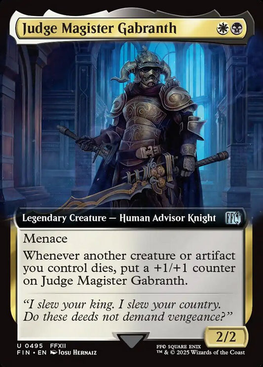 Judge Magister Gabranth fin 495