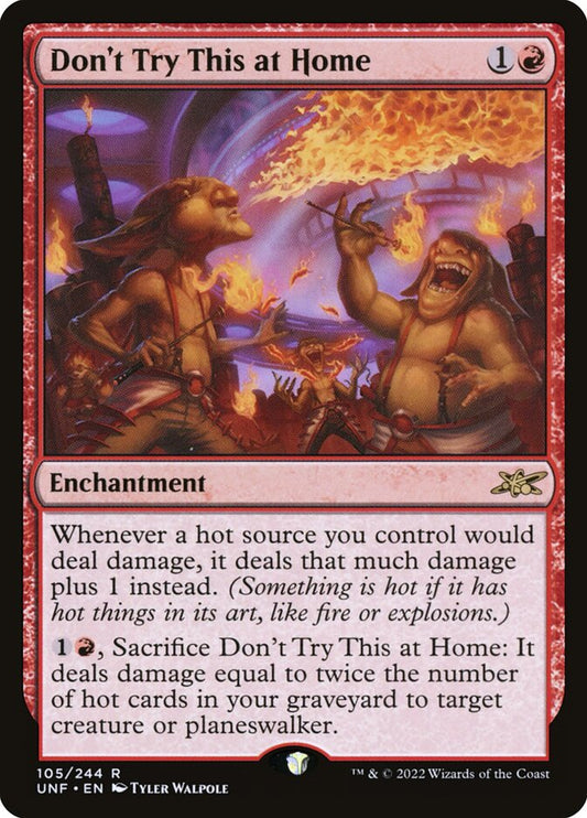 Don't Try This at Home unf 105