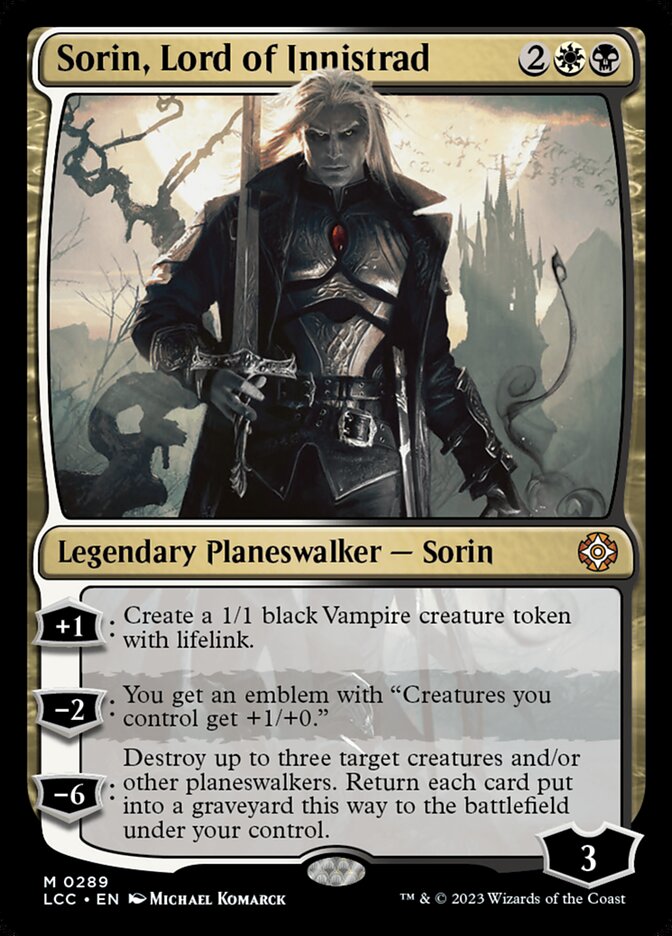 Sorin, Lord of Innistrad lcc 289