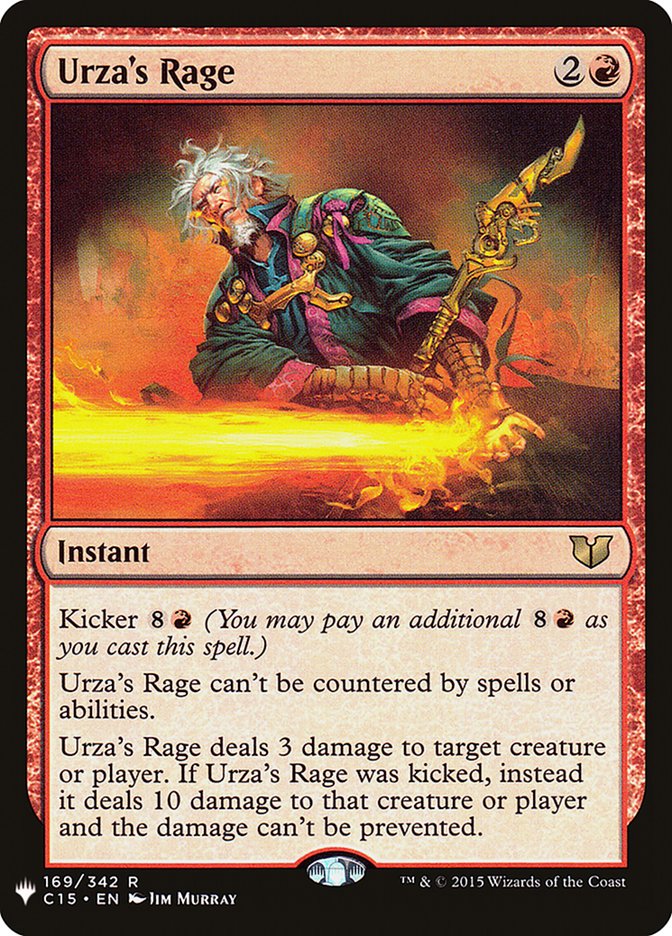 Urza's Rage plst C15-169