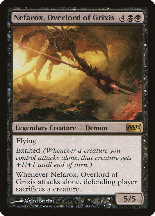 Nefarox, Overlord of Grixis m13 103
