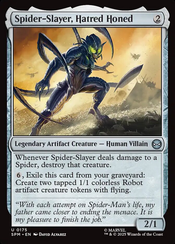 Spider-Slayer, Hatred Honed spm 175