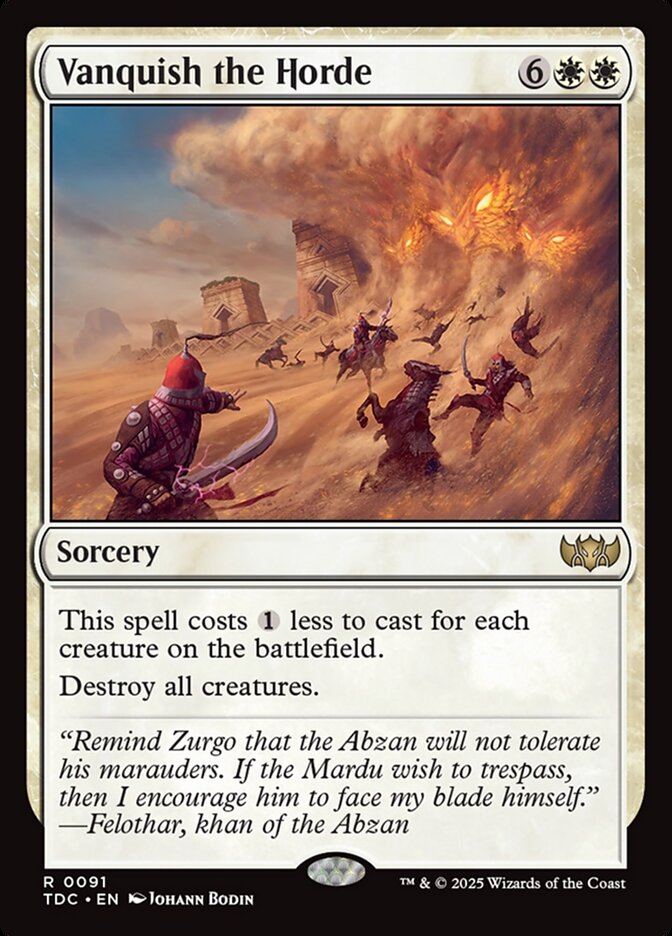 Vanquish the Horde tdc 91