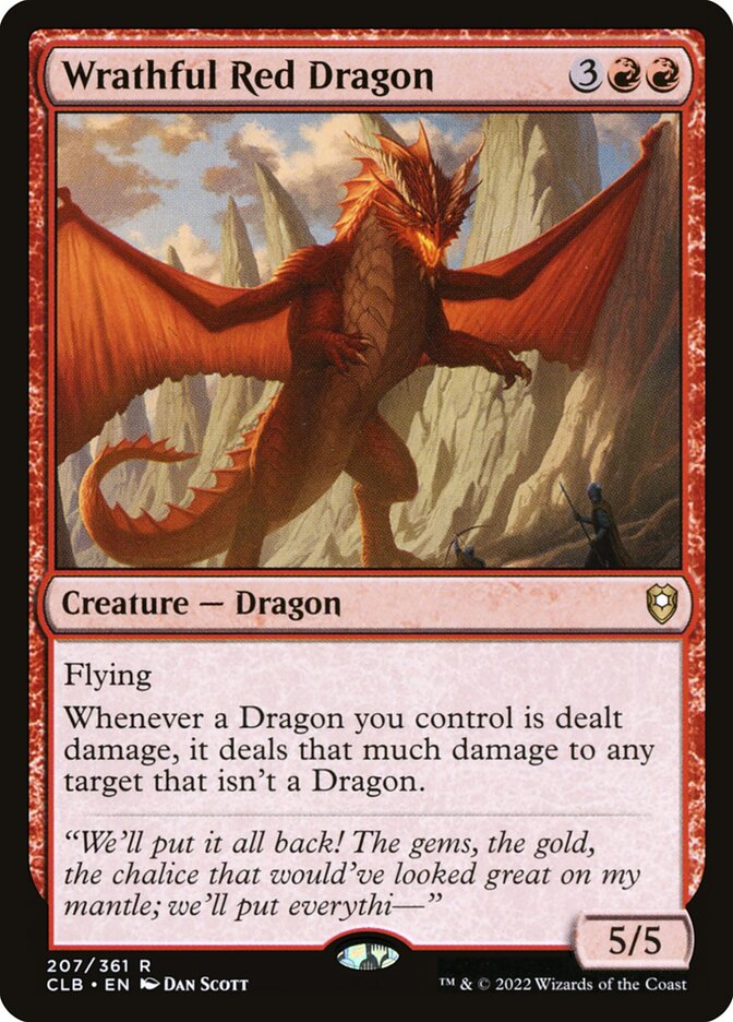 Wrathful Red Dragon clb 207