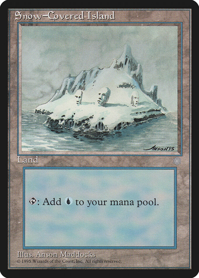 Snow-Covered Island ice 371