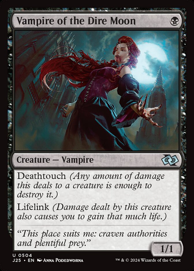 Vampire of the Dire Moon j25 504