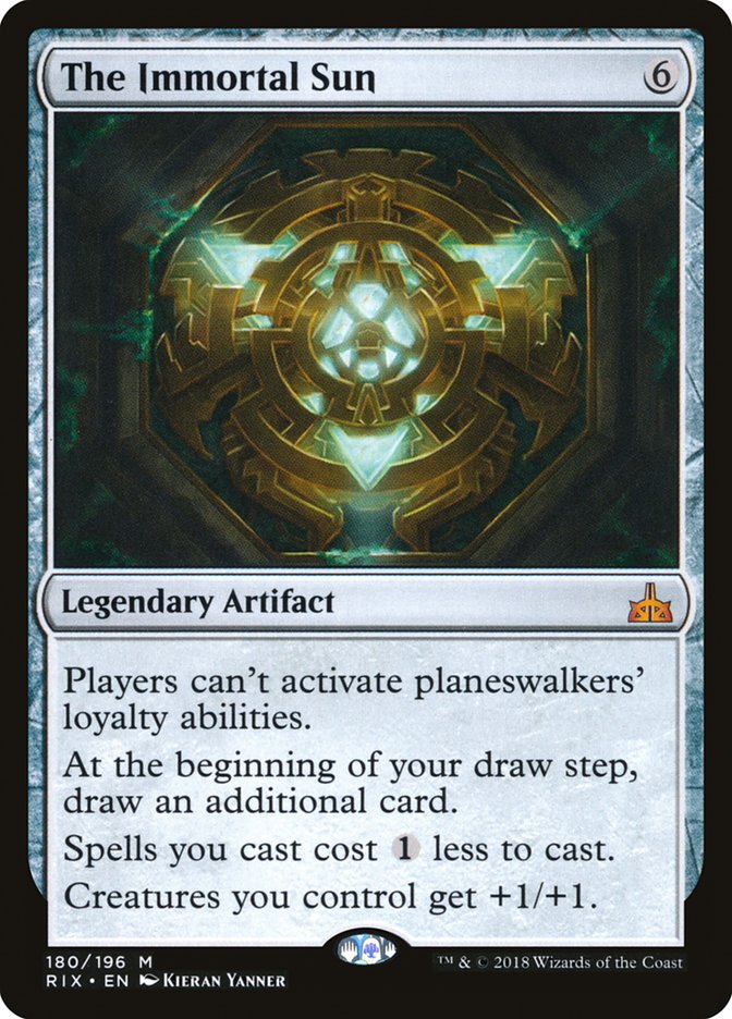 The Immortal Sun rix 180