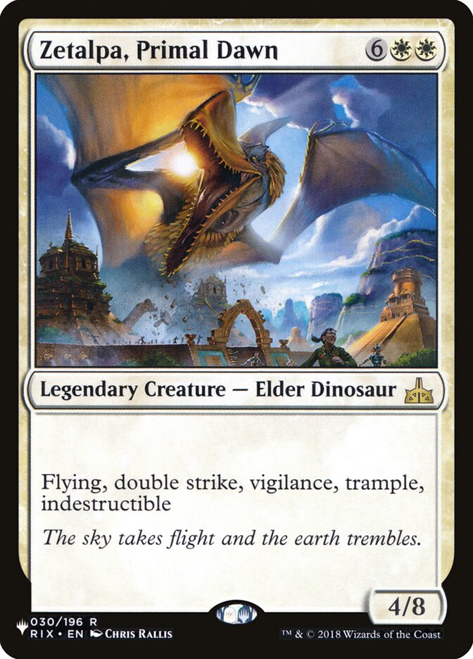 Zetalpa, Primal Dawn plst RIX-30