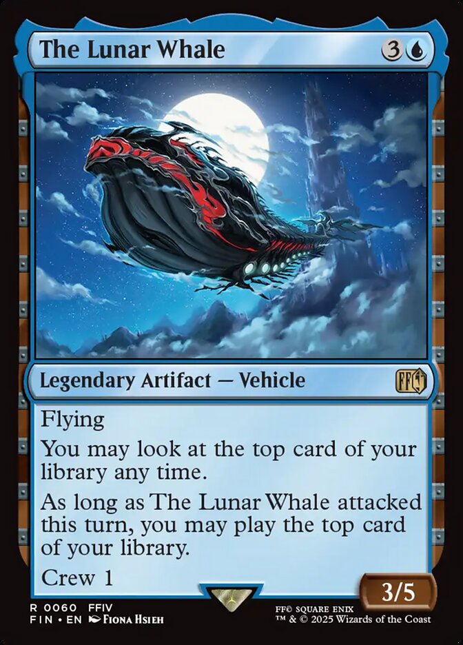 The Lunar Whale fin 60
