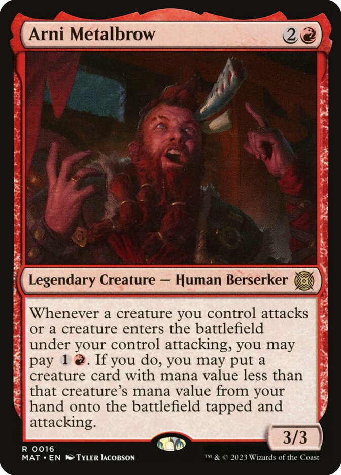 Arni Metalbrow mat 16