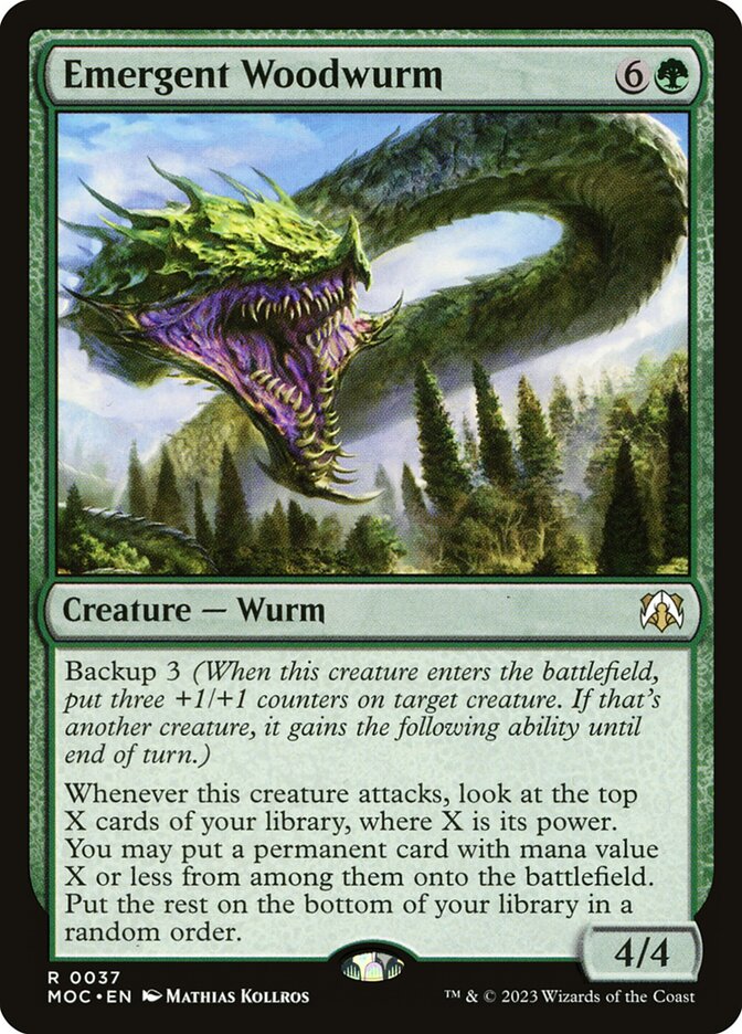 Emergent Woodwurm moc 37