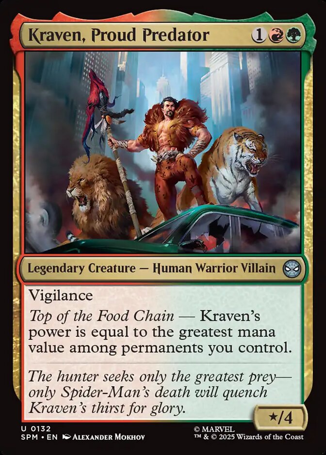 Kraven, Proud Predator spm 132