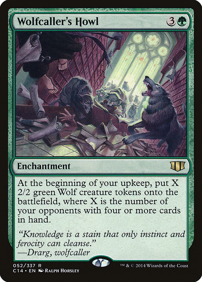 Wolfcaller's Howl Moon MTG Wolfcaller's Howl Moon MTG