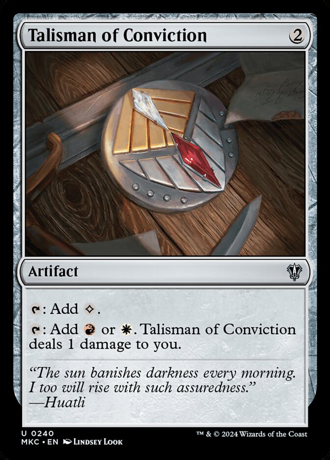 Talisman of Conviction mkc 240