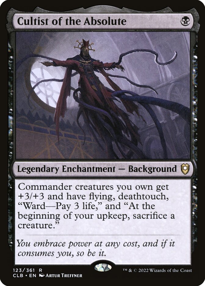 Cultist of the Absolute clb 123