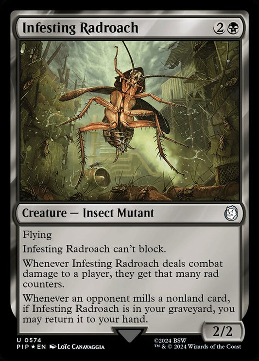 Infesting Radroach pip 574