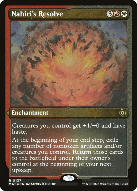 Nahiri's Resolve mat 137