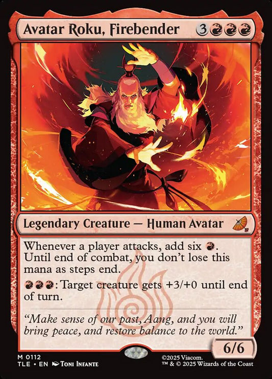 Avatar Roku, Firebender tle 112